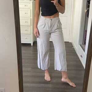 Miramar Sirena Linen Wide-Leg Pants